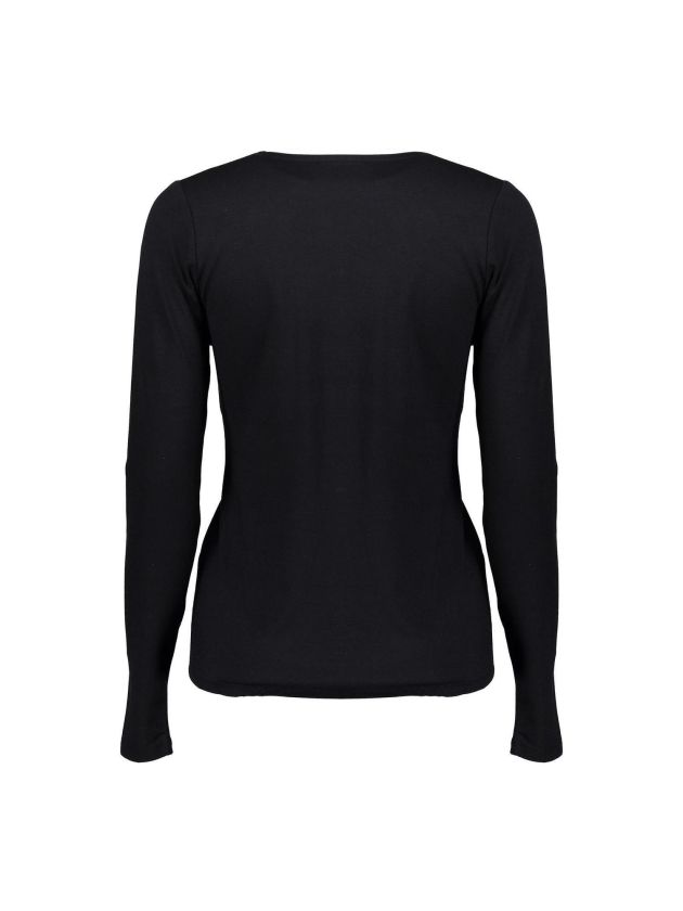 Geisha Top V-neck long sleeves 999 Black