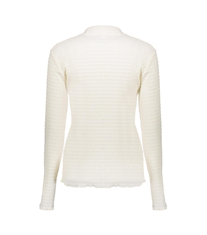 Geisha Top col fancy rib 10 Off white