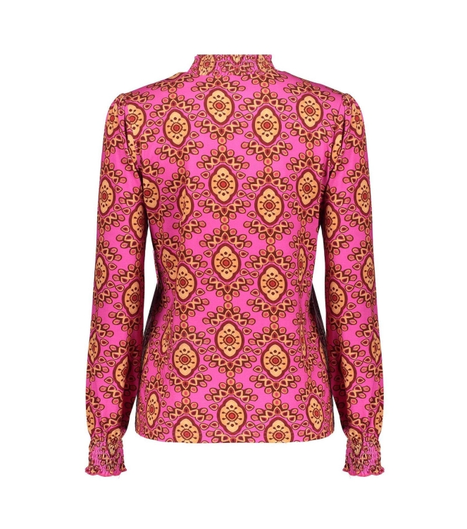 Geisha Top 445 Fuchsia/camel