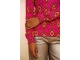 Geisha Top 445 Fuchsia/camel