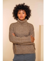 Geisha Pull rollneck 745 Taupe