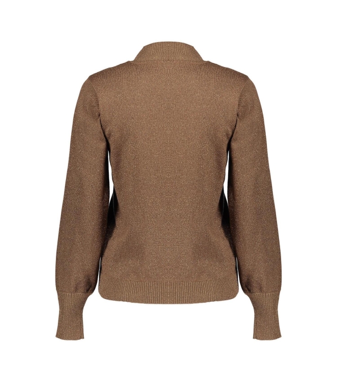 Geisha Pullover basic turtle lurex 720 Sand lurex