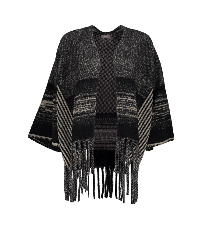 Geisha Poncho 999 Black/sand