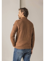 State of Art Pullover Sportzip Pl Cognac