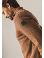 State of Art Pullover Sportzip Pl Cognac