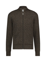 State of Art Cardigan Plain - Poc Donkerbruin