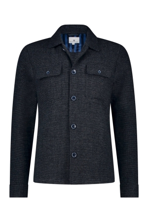 State of Art Jacket Plain Shirt/J Donkerblauw