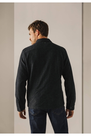 State of Art Jacket Plain Shirt/J Donkerblauw