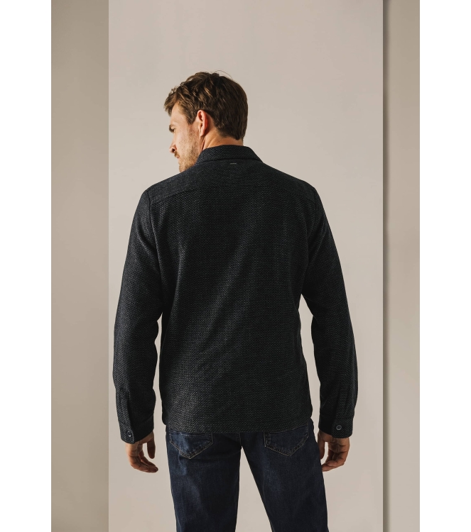 State of Art Jacket Plain Shirt/J Donkerblauw