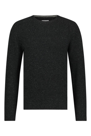 State of Art Pullover Crew-Neck P Donkerantraciet