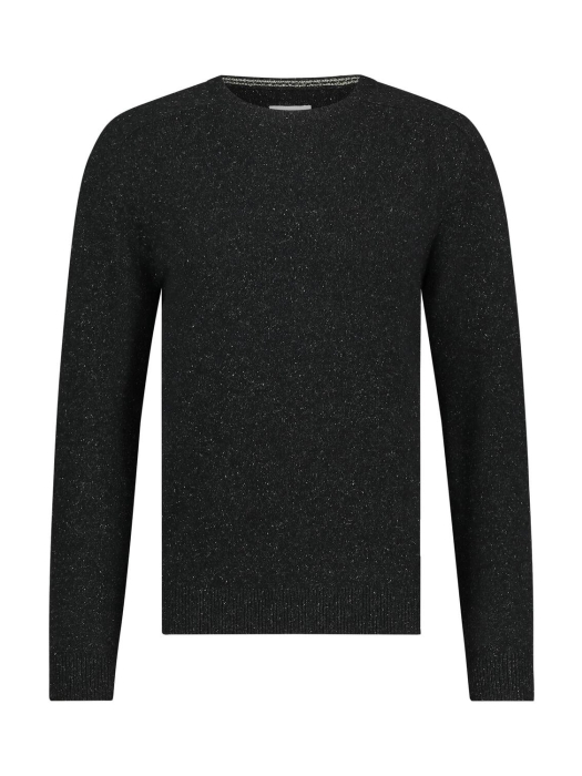 State of Art Pullover Crew-Neck P Donkerantraciet