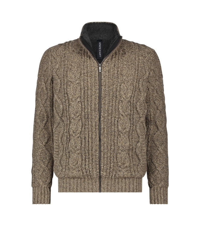 State of Art Cardigan Plain - Poc Beige