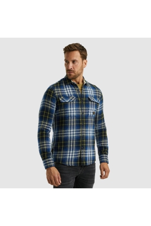 PME Legend Long Sleeve Shirt Heavy Twill Chec 5281 Salute