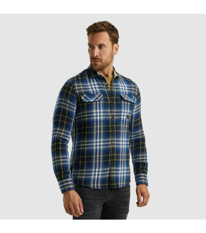 PME Legend Long Sleeve Shirt Heavy Twill Chec 5281 Salute