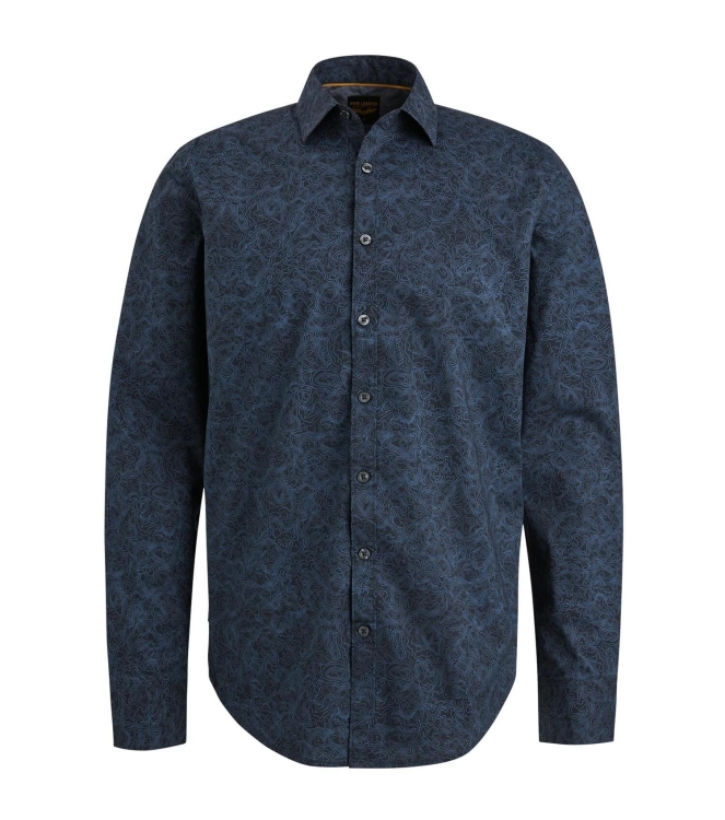 PME Legend Long Sleeve Shirt Print On Poplin 5281 salute
