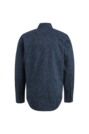PME Legend Long Sleeve Shirt Print On Poplin 5281 salute