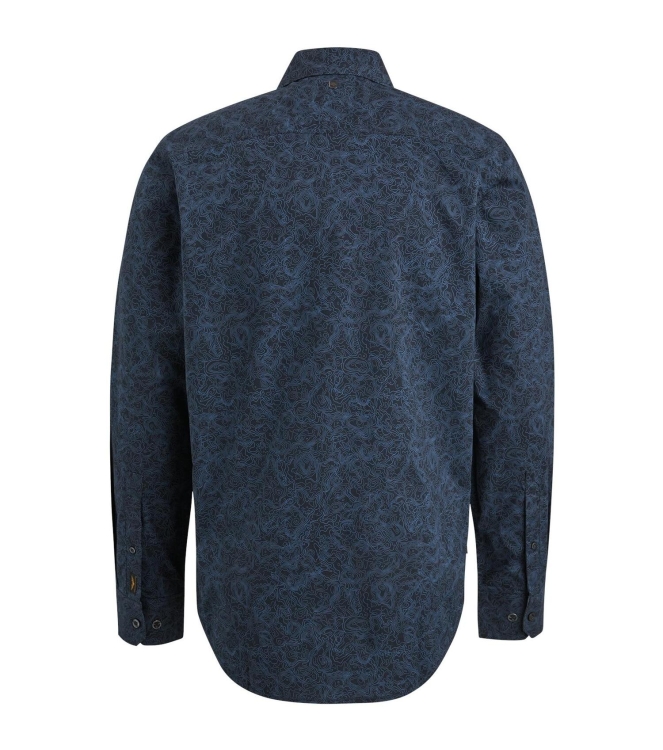 PME Legend Long Sleeve Shirt Print On Poplin 5281 salute