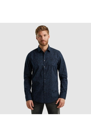 PME Legend Long Sleeve Shirt Print On Poplin 5281 salute