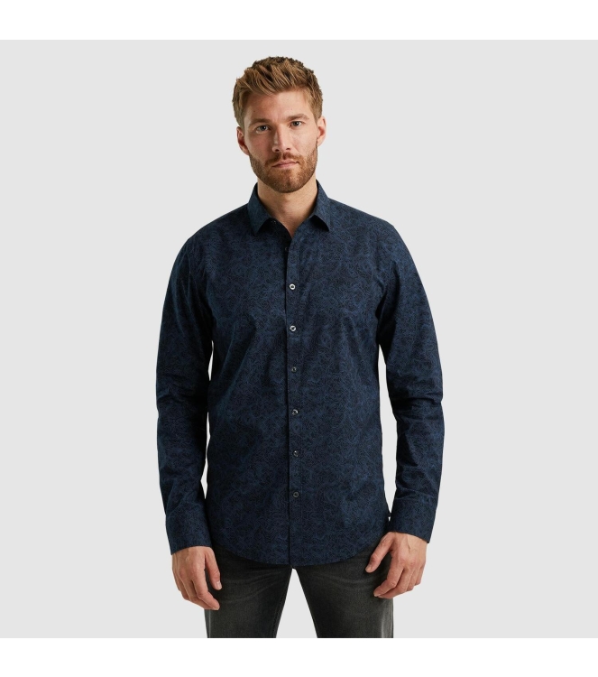 PME Legend Long Sleeve Shirt Print On Poplin 5281 salute
