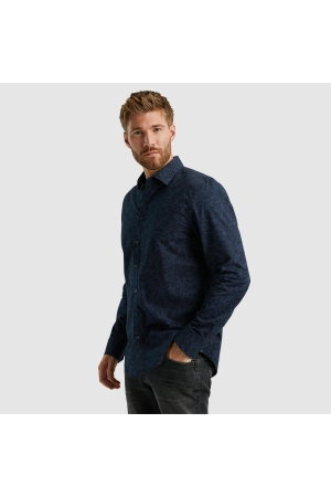 PME Legend Long Sleeve Shirt Print On Poplin 5281 salute