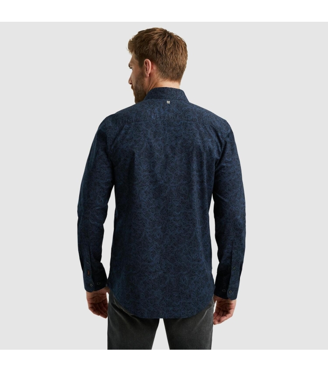 PME Legend Long Sleeve Shirt Print On Poplin 5281 salute