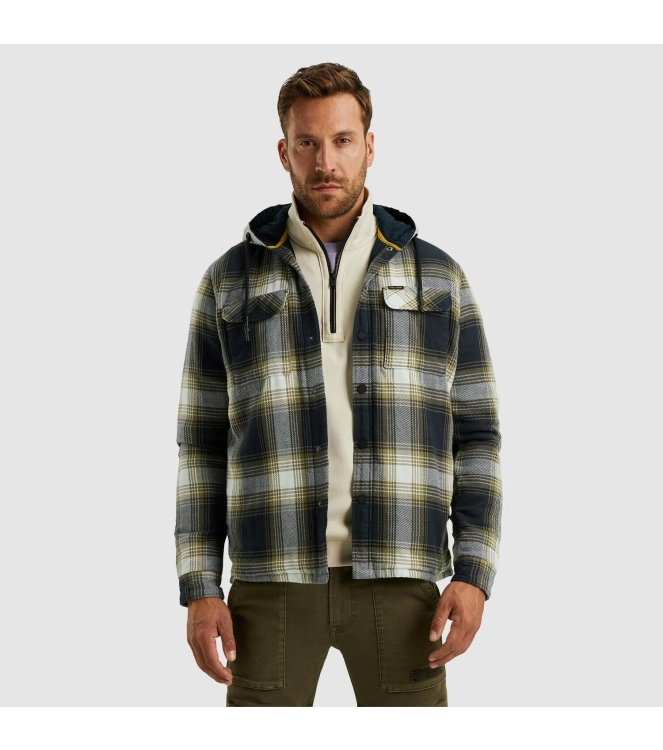 PME Legend Long Sleeve Shirt Ctn Flanel Check 5281 Salute