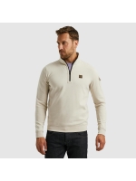 PME Legend Half zip collar interlock jersey 7013 Bone white