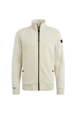 PME Legend Zip jacket jacquard interlock swea 7013 Bone white