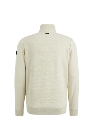 PME Legend Zip jacket jacquard interlock swea 7013 Bone white