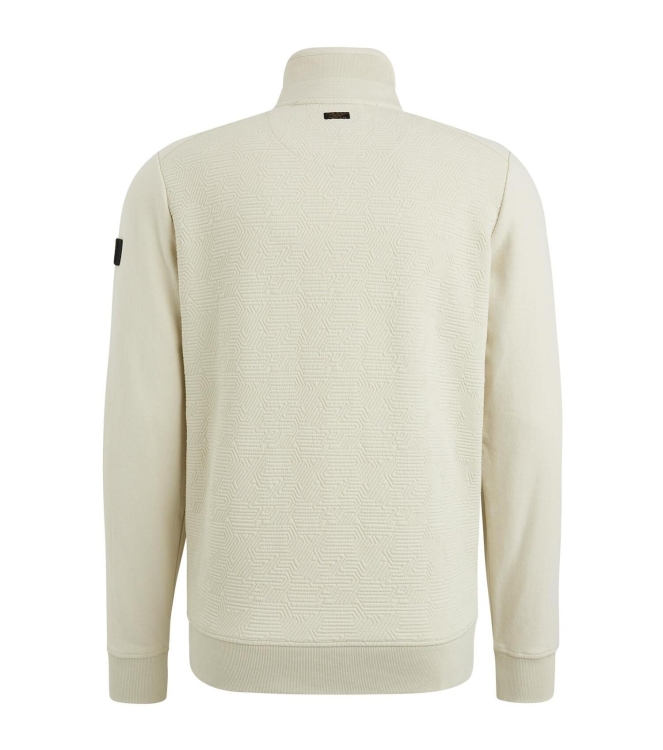 PME Legend Zip jacket jacquard interlock swea 7013 Bone white