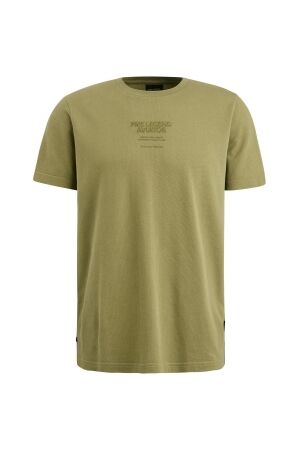 PME Legend Short sleeve r-neck textured jerse 6399 Dried herb