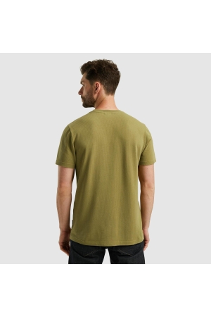 PME Legend Short sleeve r-neck textured jerse 6399 Dried herb