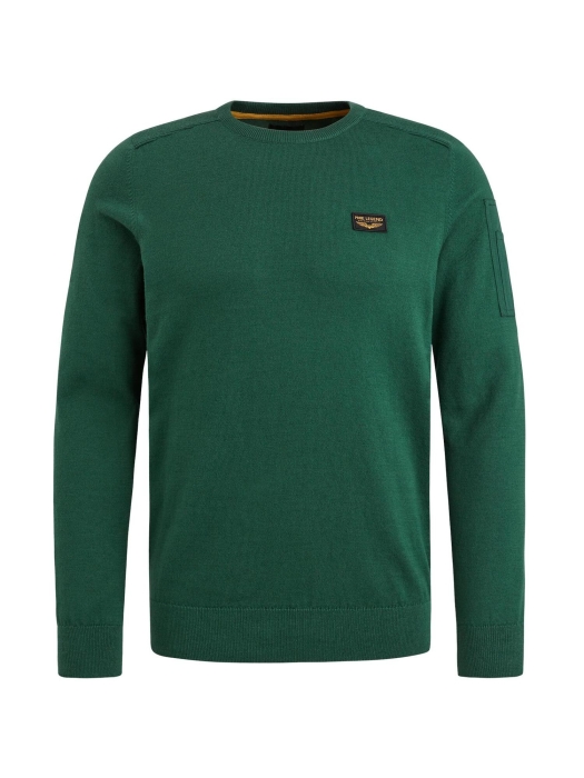 PME Legend R-neck American classic knit 6143 Trekking green