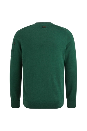 PME Legend R-neck American classic knit 6143 Trekking green