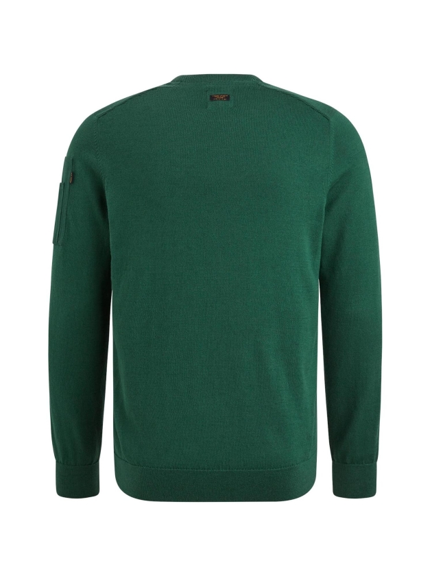 PME Legend R-neck American classic knit 6143 Trekking green