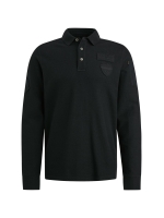 PME Legend Long sleeve polo Cargo style 999 Black