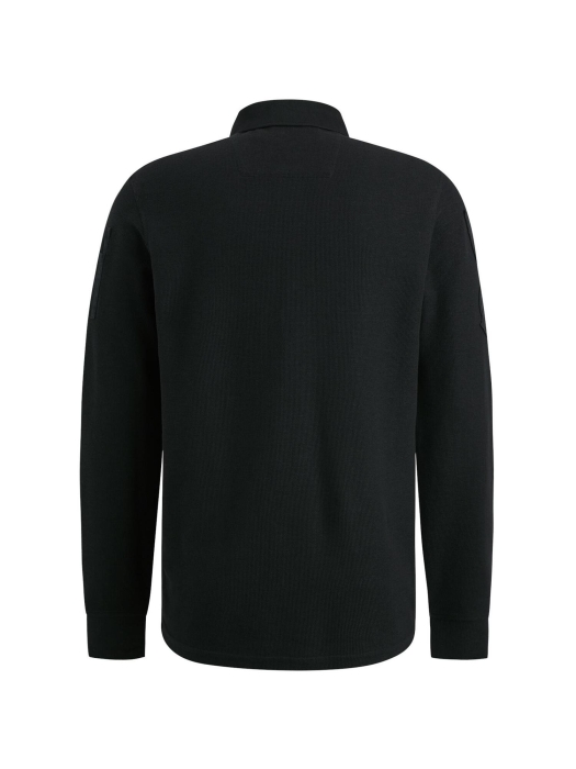 PME Legend Long sleeve polo Cargo style 999 Black