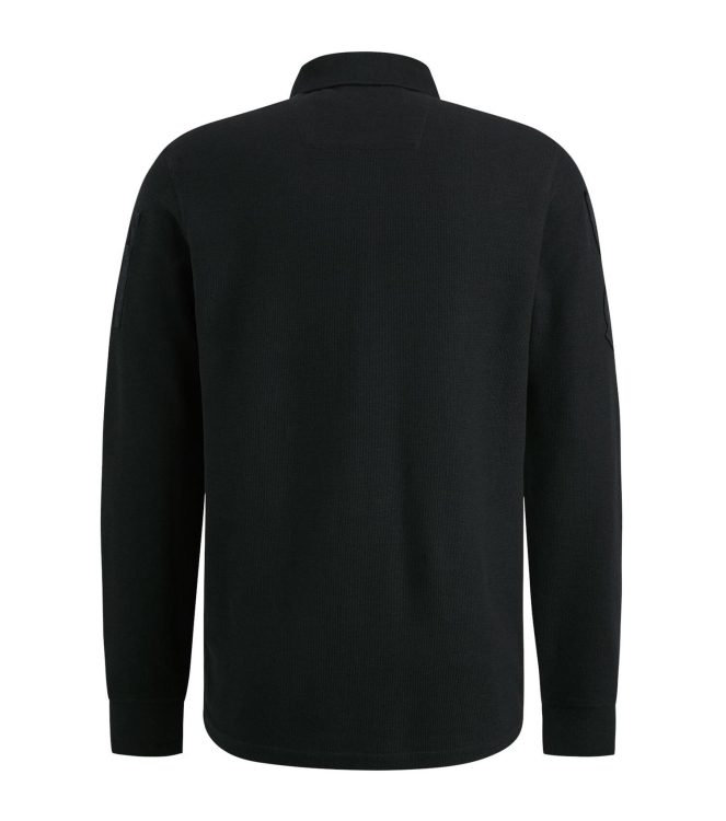 PME Legend Long sleeve polo Cargo style 999 Black