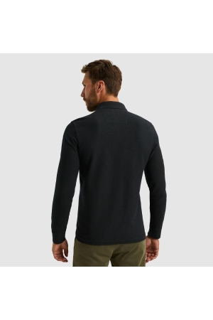 PME Legend Long sleeve polo Cargo style 999 Black