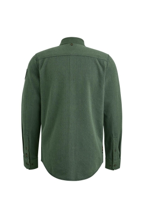 PME Legend Long Sleeve Shirt Flanel Herringbo 6423 Agave green