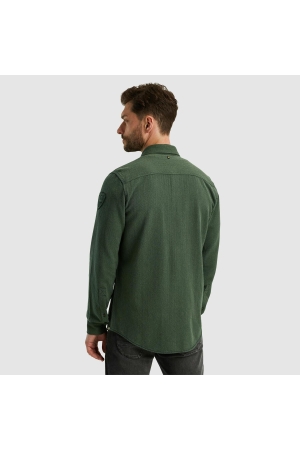 PME Legend Long Sleeve Shirt Flanel Herringbo 6423 Agave green