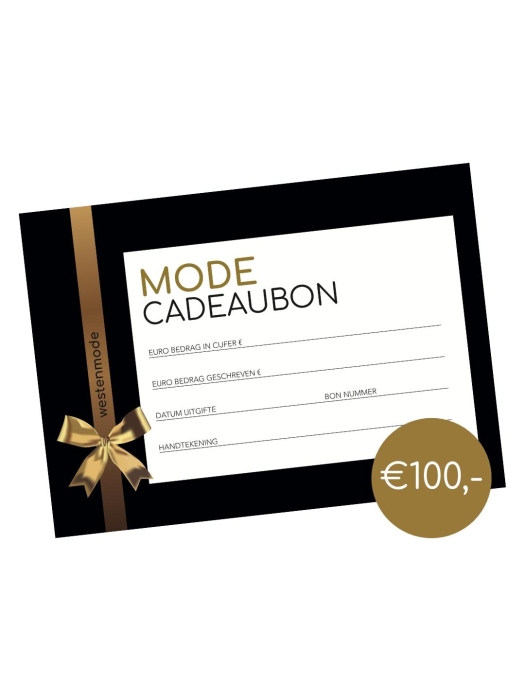 Westen Mode Mode Cadeaubon 100.00 Euro Multicolour