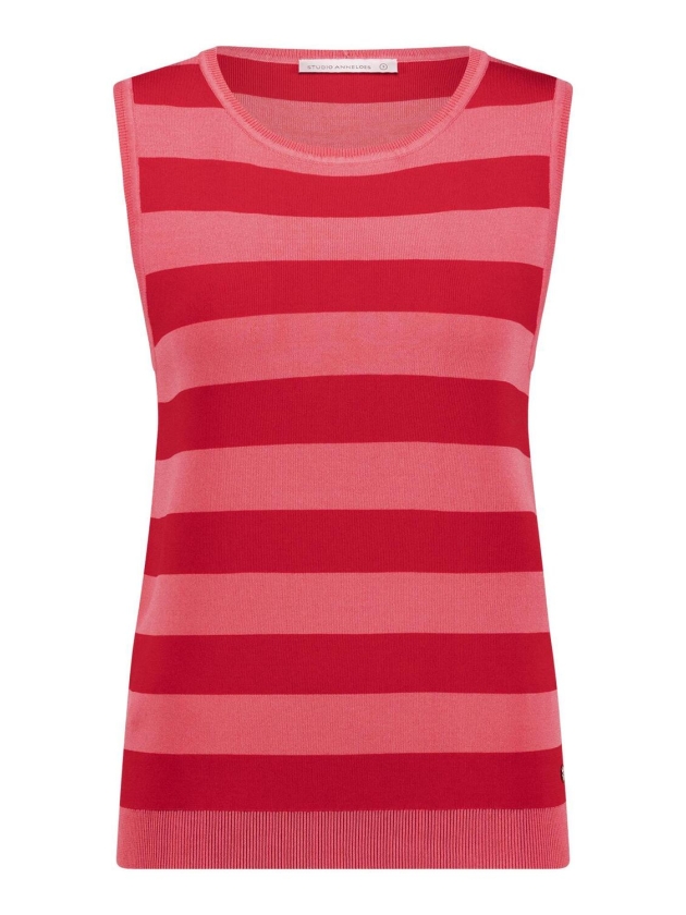 Studio Anneloes Quinny sls stripe pullover 3337 Coral/Red