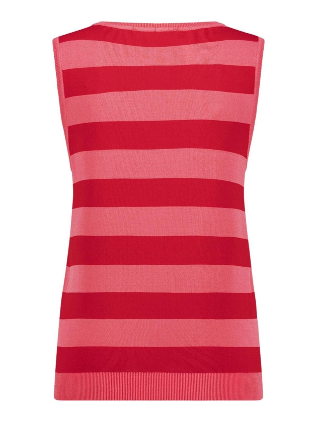 Studio Anneloes Quinny sls stripe pullover 3337 Coral/Red