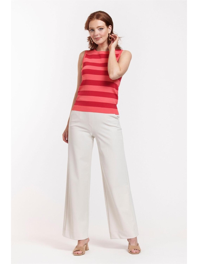 Studio Anneloes Quinny sls stripe pullover 3337 Coral/Red