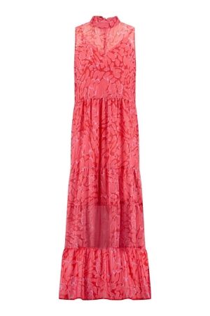 Studio Anneloes Farah crepe dress 3733 red/coral