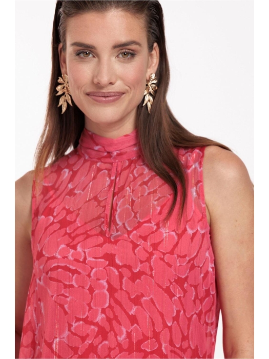 Studio Anneloes Farah crepe dress 3733 red/coral