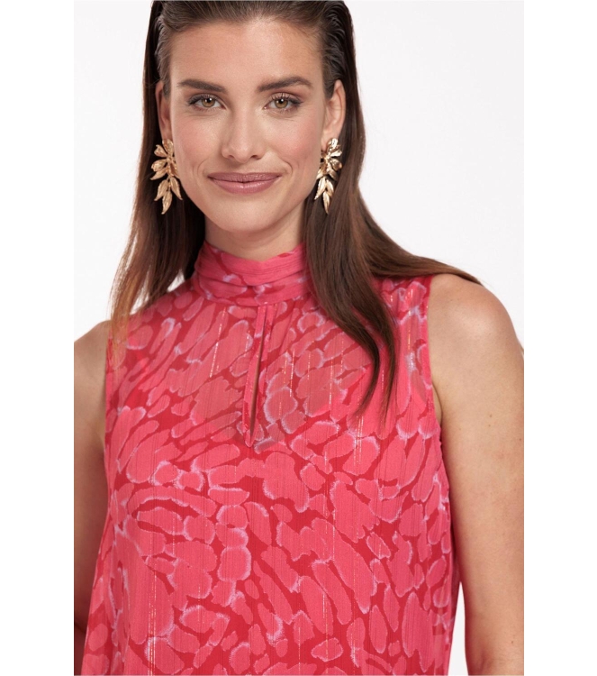 Studio Anneloes Farah crepe dress 3733 red/coral