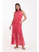 Studio Anneloes Farah crepe dress 3733 red/coral