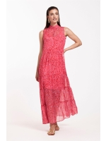 Studio Anneloes Farah crepe dress 3733 red/coral